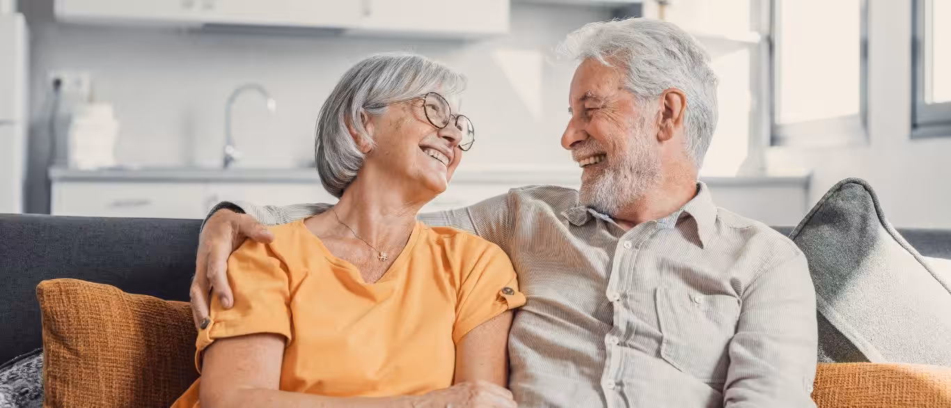 happy couple after releasing equity with their home loan